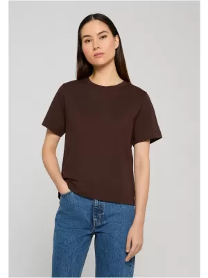 Tricou de dama URBAN CLASSICS TB7494-00075 MARO