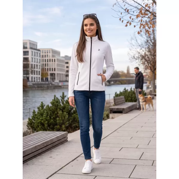  Hanorac de damă din fleece ALTISPORT ALW002852 ALB 