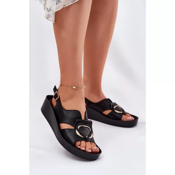  Sandale de dama S.BARSKI KV51-031 NEGRU 