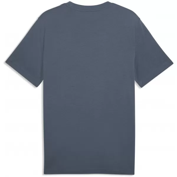  Tricou pentru bărbați PUMA GRAPHICS 2 COLOR SMALL NO. 1 LOGO TEE 68471737 ALBASTRU SEARA 