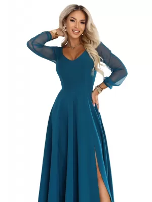 Rochie NUMOCO 640-7 VERDE MARE