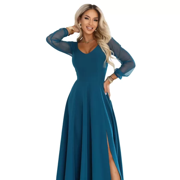  Rochie NUMOCO 640-7 VERDE MARE 