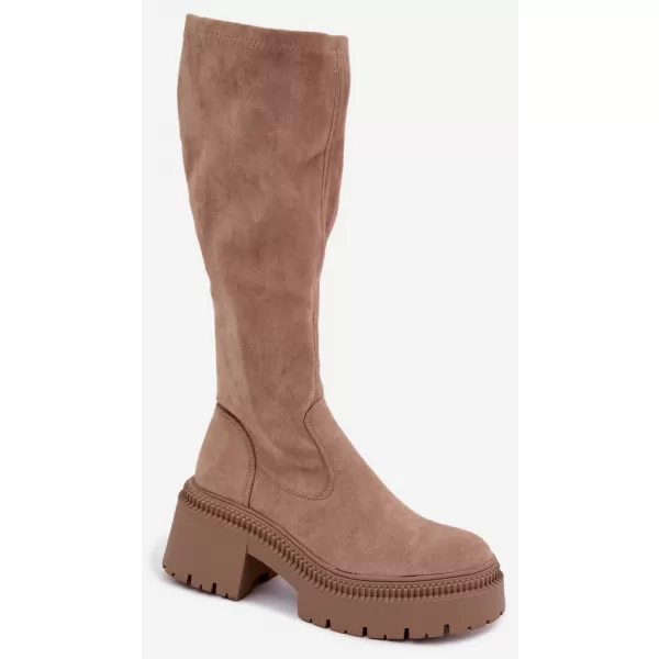  Cizme de dama BOTO 9671A-1 KAKI 