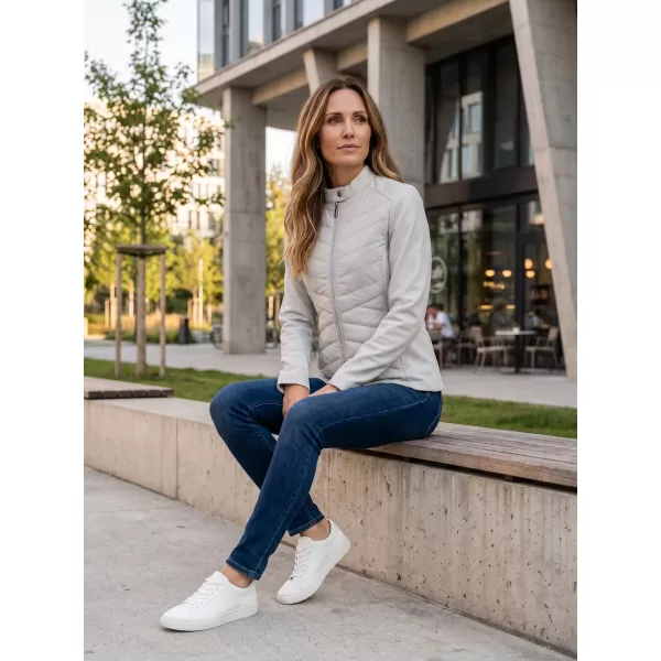  Jachetă hibridă pentru femei MALFINI PREMIUM CROSS 556 GRI ARGINTIU 
