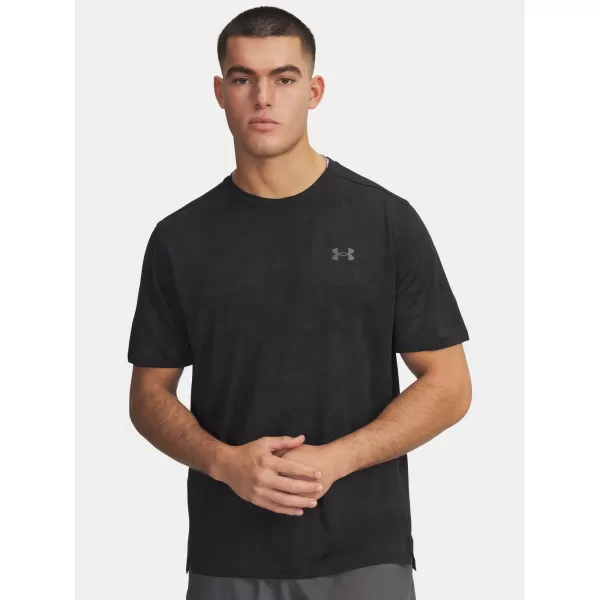  Tricou pentru bărbați UNDER ARMOUR TECH VENT JCQRD SS 1390047-001 NEGRU 