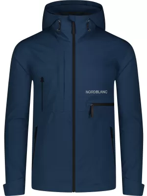 Jachetă impermeabilă pentru bărbați NORDBLANC RIGID NBSJM8313 ALBASTRU