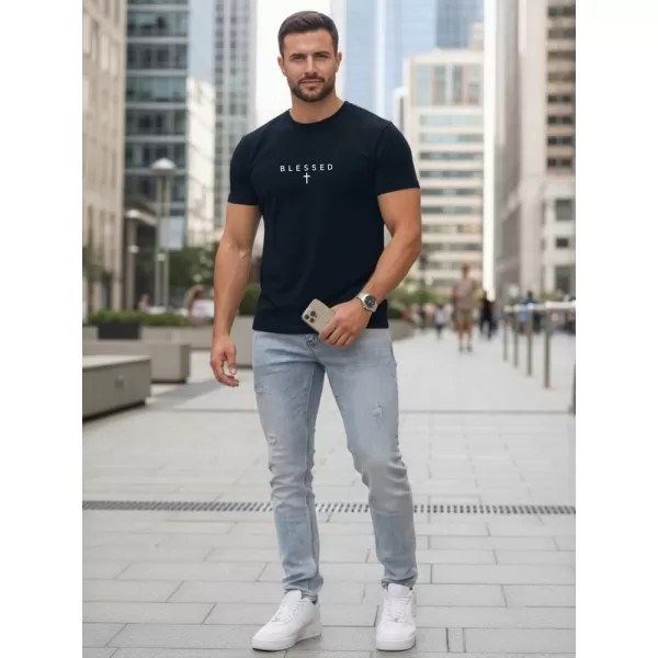  Tricou pentru bărbați DSTREET NX5124R-NY ALBASTRU ÎNCHIS 