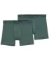 Boxeri pentru bărbați PUMA SPORT MICROFIBER BOXER 2P 93552016 VERDE
