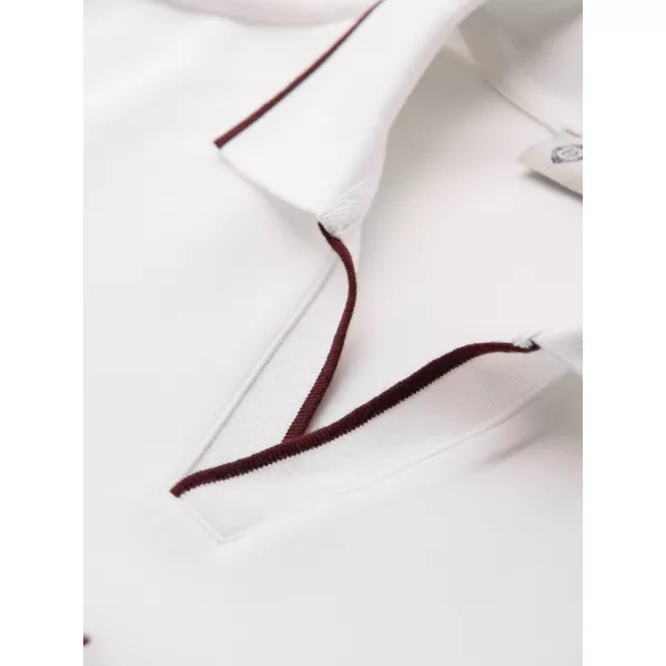  Hanorac pentru bărbați OMBRE OM-SSNZ-0268 APROAPE ALB 