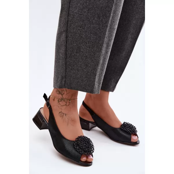  Sandale de dama D&A CR61-3030 NEGRU 
