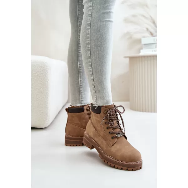  Cizme de dama BIG STAR SHOES OO274A289 MARO/BEJ 