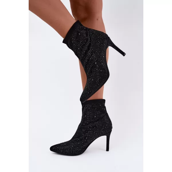  Cizme de dama S.BARSKI HY62-8138 NEGRU 