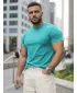Tricou pentru bărbați DSTREET RX5692 ALBASTRU