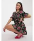 Rochie SUBLEVEL D73771M30306C NEGRU ȘI VERDE