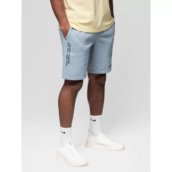  Set de pantaloni scurți pentru bărbați OMBRE Z127 ALBASTRU DESCHIS/GRI 