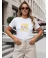 Tricou pentru femei DSTREET NX8032RY-WH ALB
