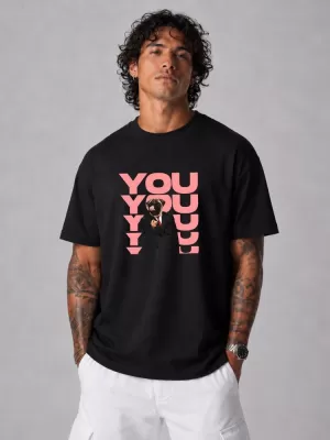 Tricou pentru bărbați DSTREET NX1034R-BK-O NEGRU