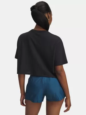 Tricou pentru femei UNDER ARMOUR W WM CROP SS 6010588-001 NEGRU