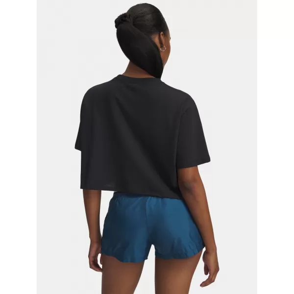  Tricou pentru femei UNDER ARMOUR W WM CROP SS 6010588-001 NEGRU 