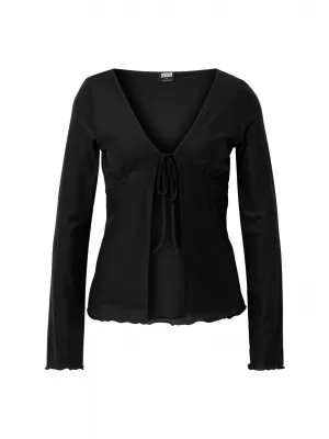 Cardigan de damă URBAN CLASSICS TB8187 NEGRU
