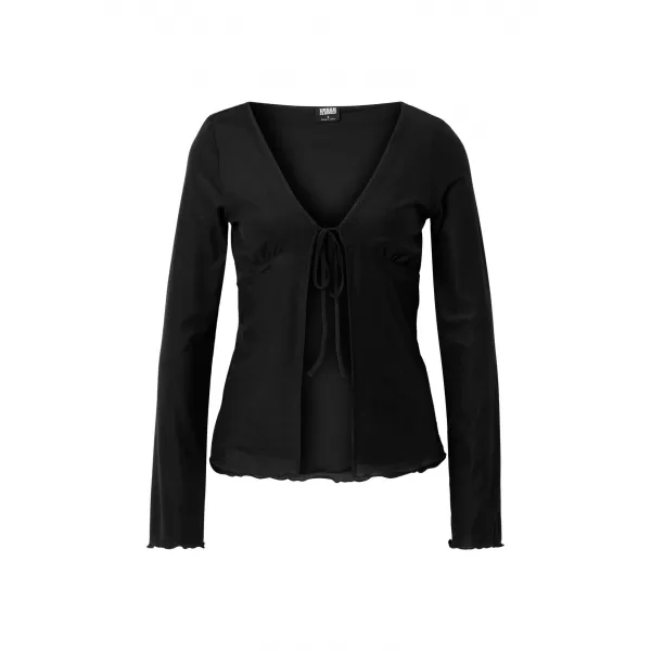  Cardigan de damă URBAN CLASSICS TB8187 NEGRU 