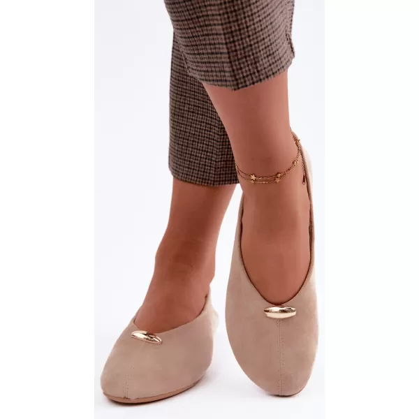  Balerini de dama BOTO JH607P BEJ 