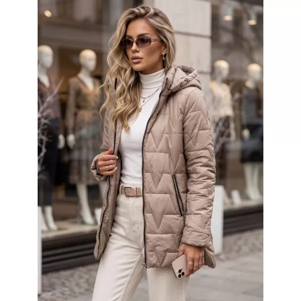  Geaca de dama DSTREET TY5793 CARAMEL 