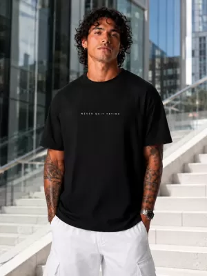 Tricou pentru bărbați DSTREET NX4002R-BK-O NEGRU