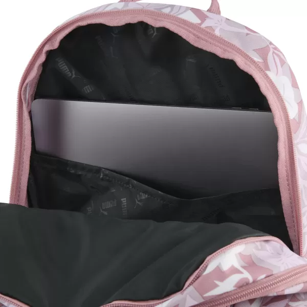  Rucsac PUMA ACADEMY AOP BACKPACK 09115028 LEMN DE TRANDAFIR ÎNTUNECAT/FLORAL AOP 