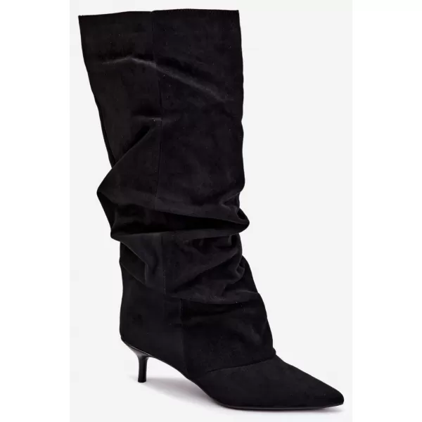  Cizme de dama BOTO 7111 NEGRU 