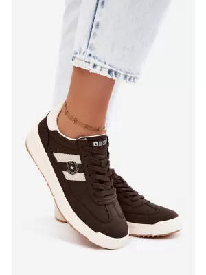 Adidași de damă BIG STAR SHOES UU274024 MARO/BEJ