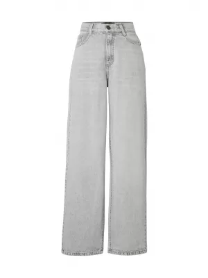 Pantaloni de dama URBAN CLASSICS TB4524 GRI ARGINTIU DESCHIS SPALAT
