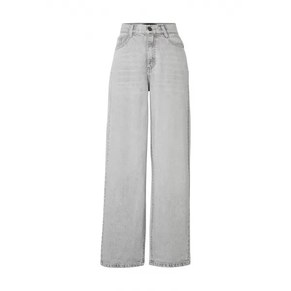  Pantaloni de dama URBAN CLASSICS TB4524 GRI ARGINTIU DESCHIS SPALAT 
