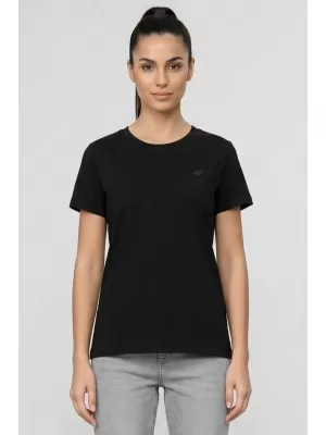 Tricou pentru femei 4F WAW25TTSHF2350 NEGRU ADÂNC