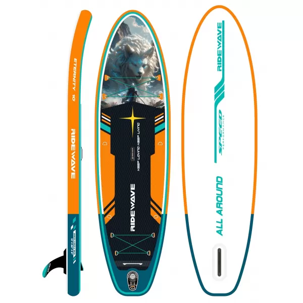  Placă cu vâsle RIDEWAVE STELLAR YETI 10' COMBO NEDETERMINAT 