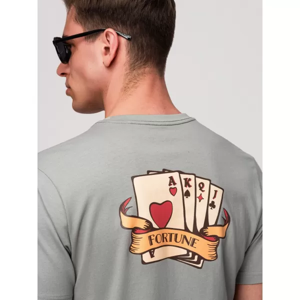  Tricou pentru bărbați OMBRE OM-TSPT-0257 GRI 