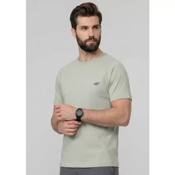  Tricou pentru bărbați 4F WAW25TTSHM2373 MENTĂ 