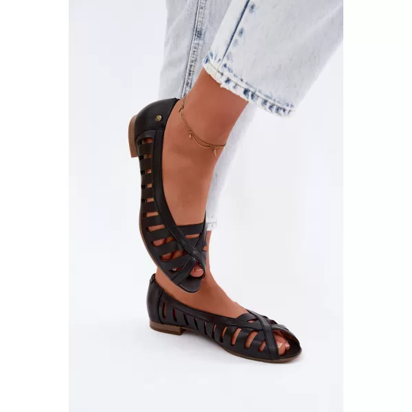  Pantofi de balet pentru femei MACIEJKA P7540-01/00-1 NEGRU 