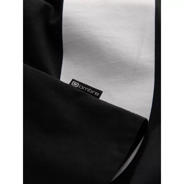  Tricou pentru bărbați OMBRE OM-TSPT-0299 NEGRU 