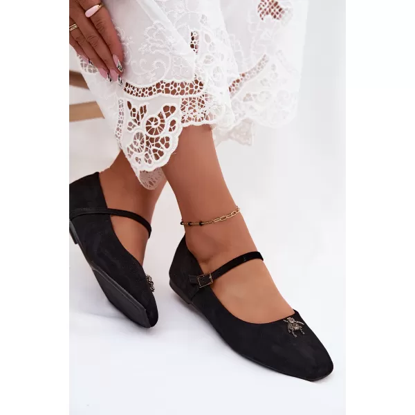  Balerini de dama BOTO 6672 NEGRU 