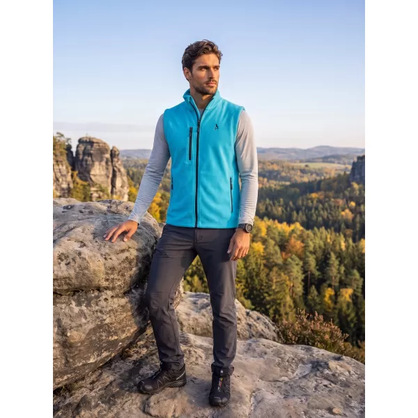  Vestă din lână pentru bărbați ALTISPORT ALM002525 TURCOAZ 