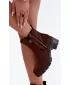 Botine de dama S.BARSKI HY62-8101 CIOCOLATĂ