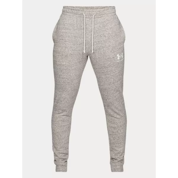  Pantaloni de trening pentru bărbați UNDER ARMOUR SPORTSTYLE TERRY JOGGER 1329289-112 ALB 