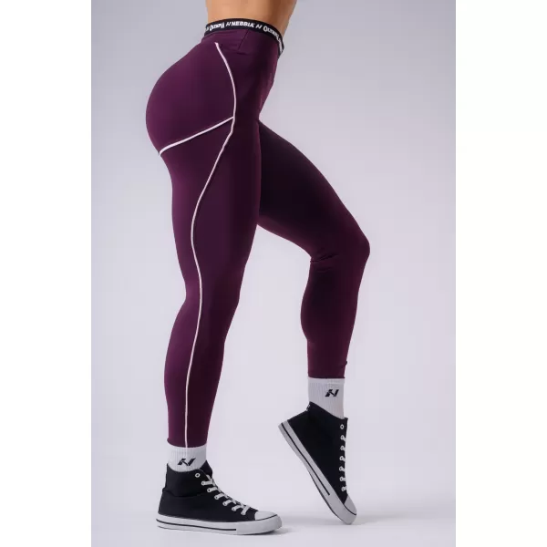  Jambiere de damă NEBBIA OLYMPIA HIGH-WAIST 935 CLARET 