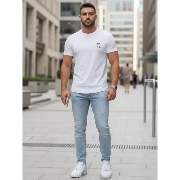  Tricou pentru bărbați DSTREET NX5105R-WH ALB 