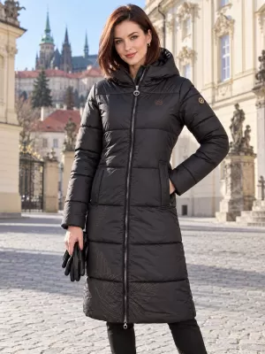 Palton de iarnă de damă ALTISPORT IMELDA NEGRU