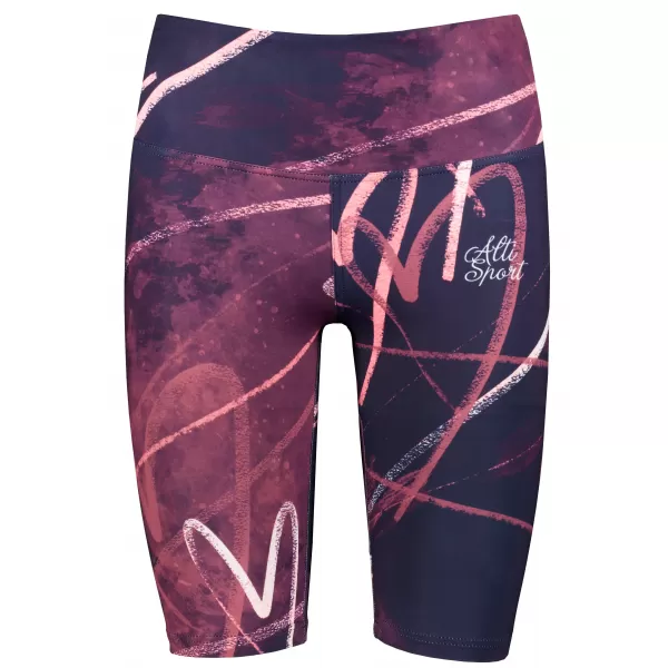  Jambiere premium pentru genunchi pentru femei (marimi noi) ALTISPORT VOJ/ALW082LEG06 VIOLET 
