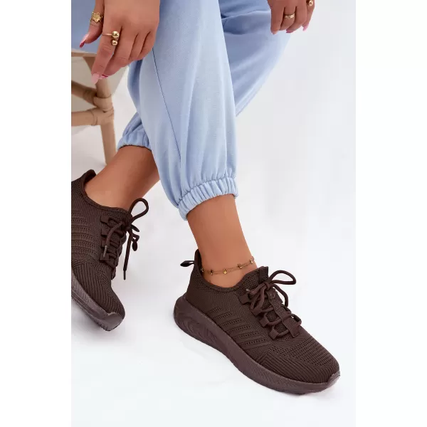  Adidași de damă BIG STAR SHOES UU274055 MARO/BEJ 