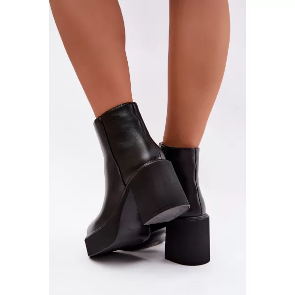  Botine de dama BOTO 5303 NEGRU 