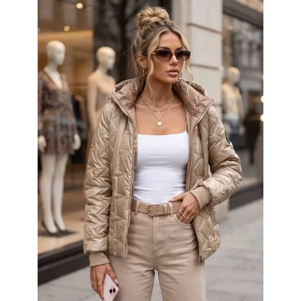 Geaca de dama DSTREET TY5780 CARAMEL 